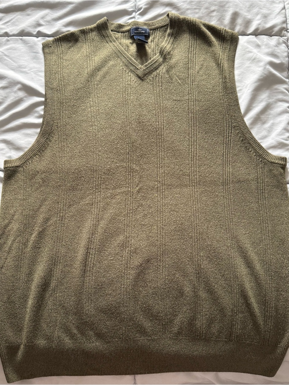 Men xxl dockers green acrylic vest